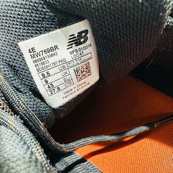 New Balance Mens Brown 769 MW769BR Abzorb Casual Trail Walking Shoes US 9,5 - Picture 7 of 8